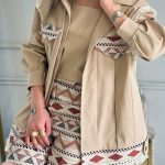 ‌‎كت شلوارك کتان با خرج کار هندی