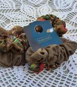 کش  ۲ تایی سبز گلدار