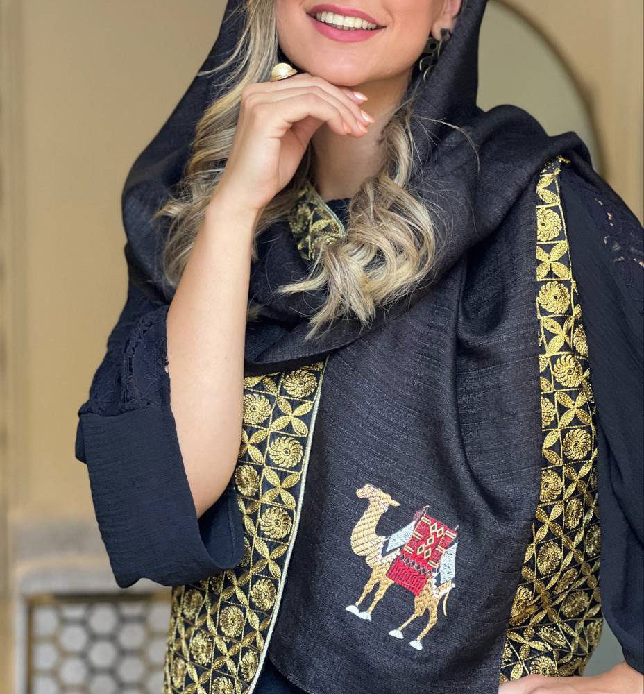 شال شتر مشکی