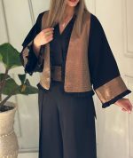 کت درتا مشکی ۲ ( درتا واژه ای کردی به معنی مانند مروارید ) - Image 2