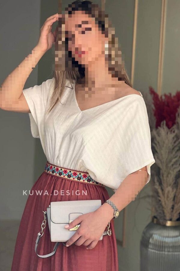 پیراهن لینن زنانه ترلان