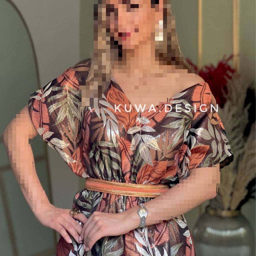 پیراهن ژاکارد دلینا