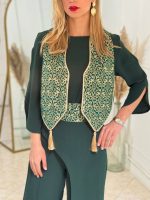 جلیقه باوند طلایی سبز - Image 3