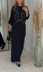 جلیقه مهمانی باوند مشكي - Image 3