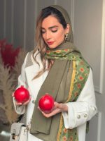 شال آتريسا سبز - Image 4