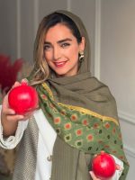 شال آتريسا سبز - Image 5