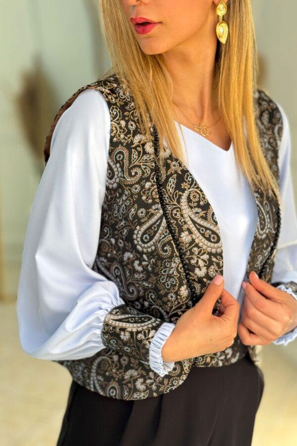 جلیقه نیلا مزونی