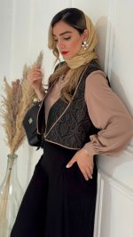 جلیقه مجلسی هانه مشکی - Image 3