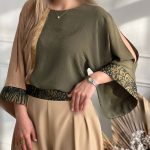 شومیز تک گلاره سبز