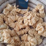 کش تک لینن زرد بافت دار