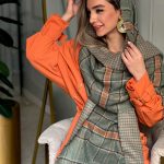 شال طرحدار پاییزه-زمستانه دورو