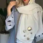 شال سفيد آينه