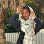 شال پاییزه - زمستانه بلین سفید