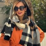 شال پاییزه - زمستانه بلین کرم-مشکی