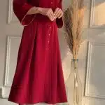 پيراهن مزونی شيوا زرشکی