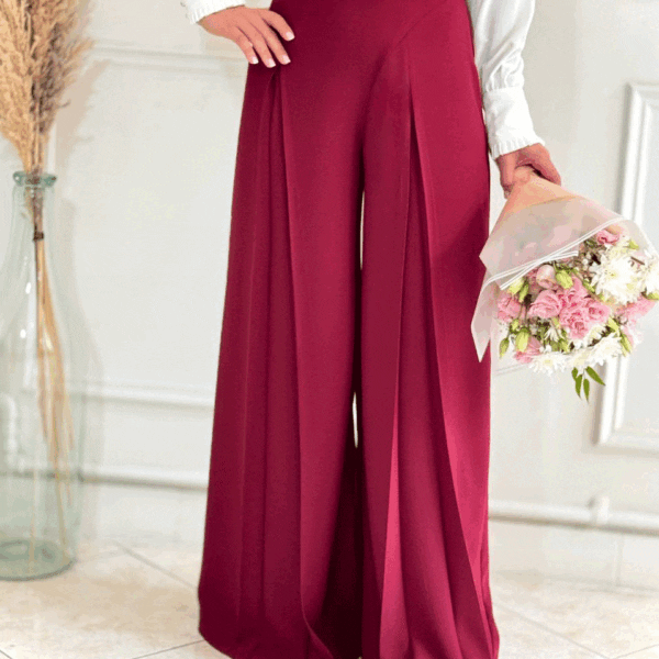 شلوار شلر زرشکی