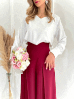 شومیز نیلا مزونی - Image 4