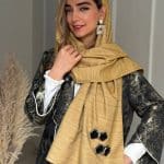شال تافته طلایی
