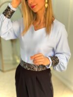 شومیز نیلا مزونی