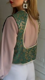 جلیقه مهمانی هانه سبز - Image 2