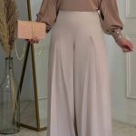 شلوار زنانه شلر کرم