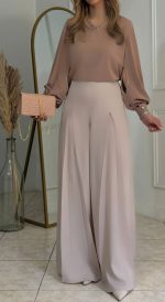 شلوار زنانه شلر کرم